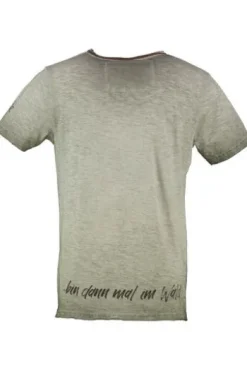 HANGOWEAR T-Shirt Quinn oliv Printmotiv