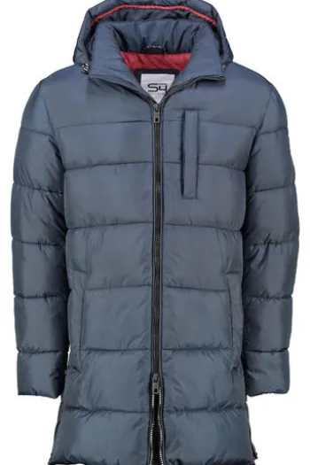 Herren Mantel: S4 JACKETS Stepp-Kurzmantel marine wasserabweisend