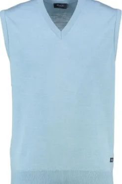 Herren-Pullunder MAERZ Pullunder ocean aqua