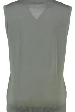 Herren-Pullunder MAERZ Pullunder foggy teal