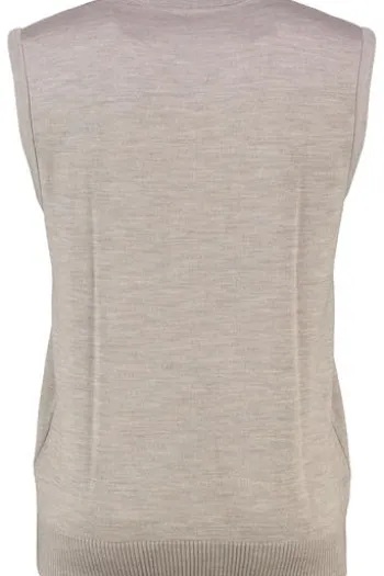 Herren-Pullunder MAERZ Pullunder iced latte
