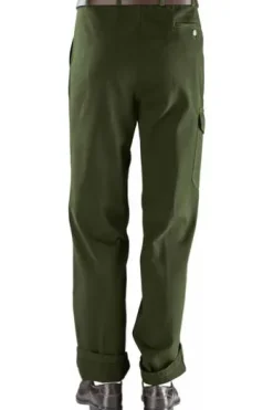 HUBERTUS Stretch-Jeans oliv