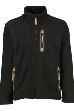 HUBERTUS Strickfleece Jacke oliv