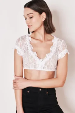 KRÜGER COLLECTION Dirndlbluse ecru Carina