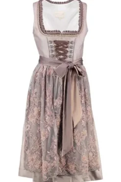 KRÜGER COLLECTION Dirndl flieder Paisleymuster Lisbeth
