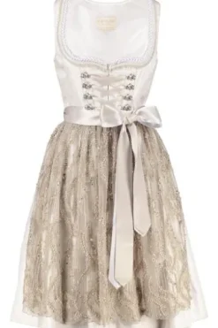 KRÜGER COLLECTION Dirndl silber Paisleymuster Roberta
