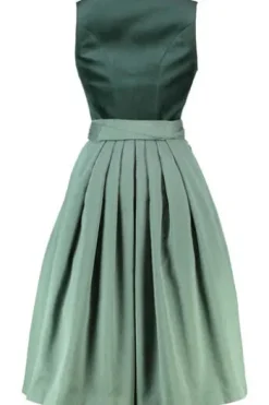 KRÜGER COLLECTION Midi Dirndl dunkelgrün Elira 70er