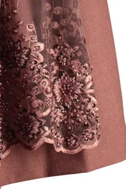 KRÜGER COLLECTION Mini Dirndl bordeaux Hemke (70 cm)