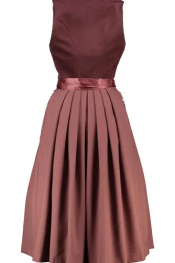 KRÜGER COLLECTION Mini Dirndl bordeaux Hemke (70 cm)