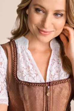 KRÜGER COLLECTION Mini Dirndl braun Tamika
