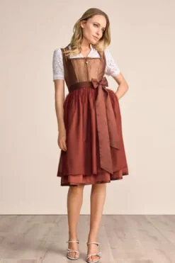 KRÜGER COLLECTION Mini Dirndl braun Tamika