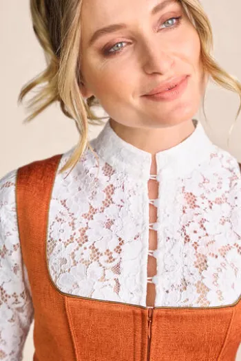 KRÜGER COLLECTION Mini Dirndl rost Juli