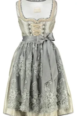 Krüger Collection Mini Dirndl grau Paisley Meyra