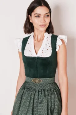 KRÜGER Dirndl grün Alisah 50 cm Mini-Dirndl