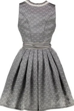 KRÜGER MADL Dirndl grau Paisleymuster Nelia