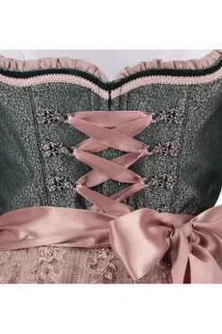 KRÜGER MADL Dirndl grün geblümt Ricarda