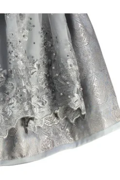 KRÜGER MADL Dirndl hellblau Paisleymuster Luria