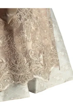 KRÜGER MADL Dirndl hellgrau Blumenmuster Dolores