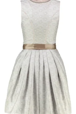 KRÜGER MADL Dirndl hellgrau Blumenmuster Dolores