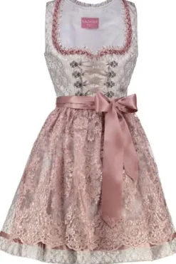 KRÜGER MADL Dirndl hellgrau Paisleymuster Taria