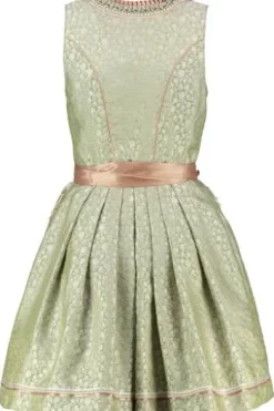KRÜGER MADL Dirndl hellgrün Blumenmuster Edina