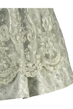 KRÜGER MADL Dirndl hellgrün Paisleymuster Breanna