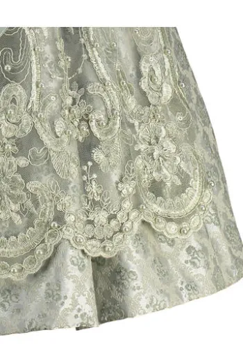 KRÜGER MADL Dirndl hellgrün Paisleymuster Breanna