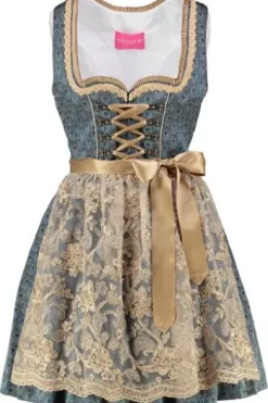 KRÜGER MADL Dirndl marine Paisleymuster Gabriele