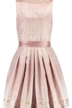 KRÜGER MADL Dirndl rosa Blumenmuster Rosalia