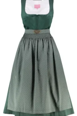 KRÜGER MADL Lang Dirndl dunkelgrün Alisha (80 cm)