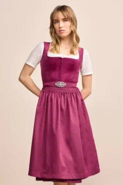 KRÜGER MADL Midi Dirndl beere Alisha (70cm)