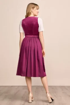 KRÜGER MADL Midi Dirndl beere Alisha (70cm)