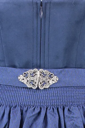 KRÜGER MADL Midi Dirndl blau Alisha (70cm)