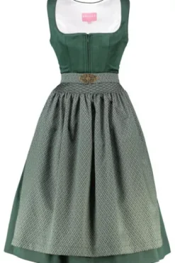 KRÜGER MADL Midi Dirndl dunkelgrün Alisha (70cm)