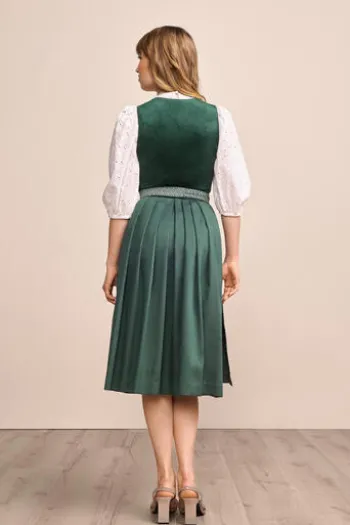 KRÜGER MADL Midi Dirndl dunkelgrün Alisha (70cm)