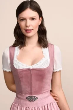KRÜGER MADL Midi Dirndl rose Alisha (70cm)