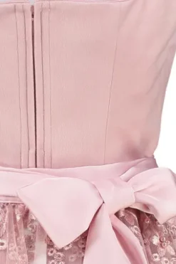 KRÜGER MADL Midi Dirndl rose Lovira (70 cm)