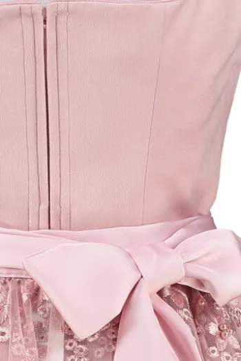 KRÜGER MADL Midi Dirndl rose Lovira (70 cm)
