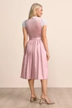 KRÜGER MADL Midi Dirndl rose Lovira (70 cm)