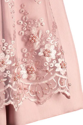 KRÜGER MADL Midi Dirndl rose Lovira (70 cm)