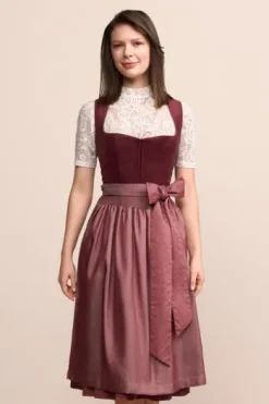 KRÜGER MADL Midi Dirndl rost Veralyn (70 cm)