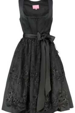 KRÜGER MADL Midi Dirndl schwarz Lovira (70 cm)