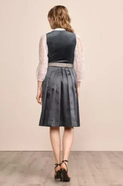 KRÜGER MADL Mini Dirndl anthrazit Aurela (60 cm)