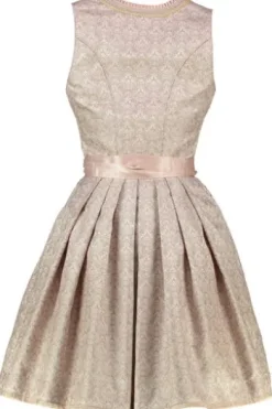 KRÜGER MADL Mini Dirndl apricot geblümt 419365