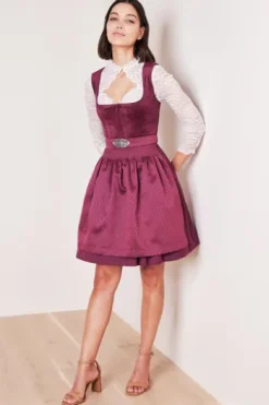 KRÜGER MADL Mini Dirndl beere Alisha