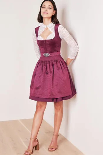 KRÜGER MADL Mini Dirndl beere Alisha