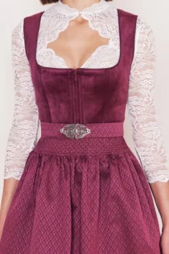 KRÜGER MADL Mini Dirndl beere Alisha