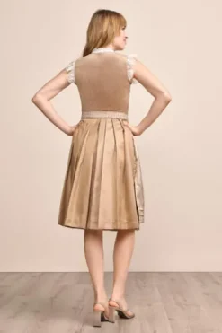 KRÜGER MADL Mini Dirndl beige Aurela (60 cm)