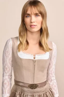 KRÜGER MADL MIni Dirndl beige Evi 60er Rocklänge