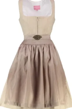 KRÜGER MADL MIni Dirndl beige Evi 60er Rocklänge